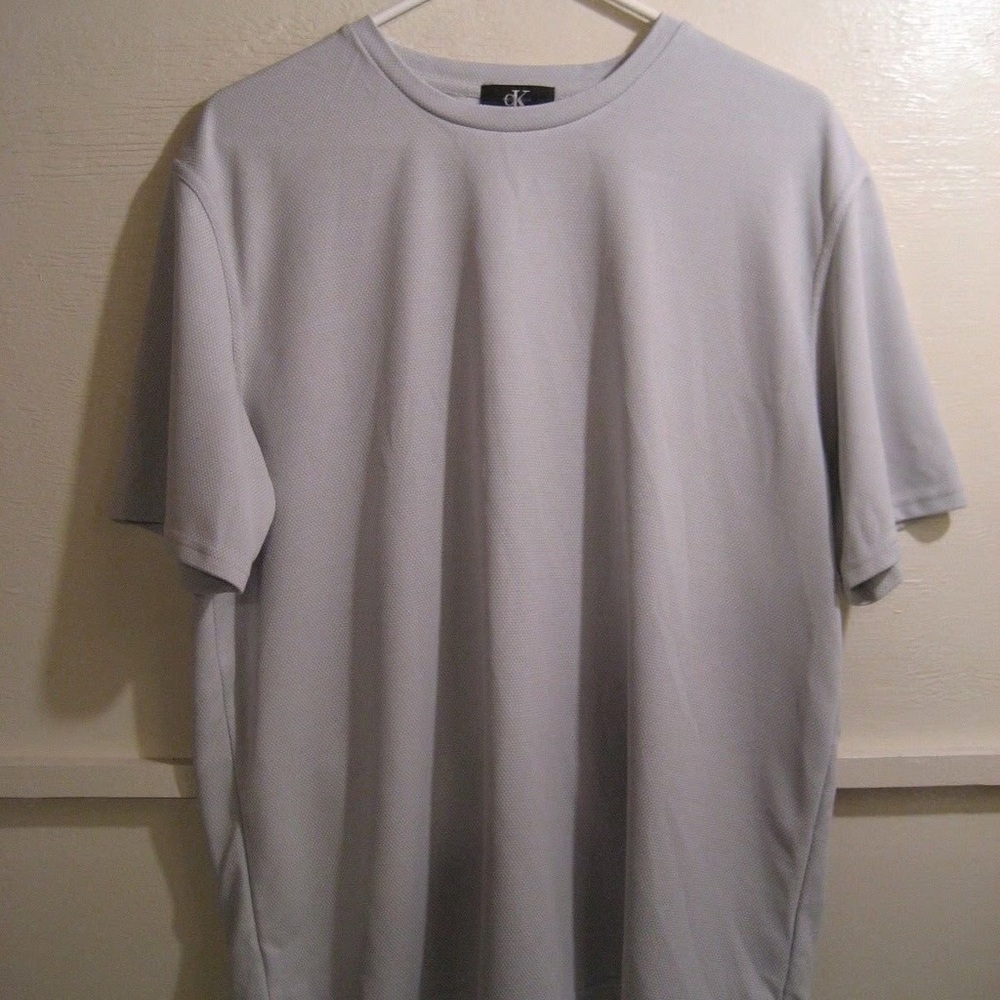 CALVIN KLEIN mens casual crew neck shirt, size large